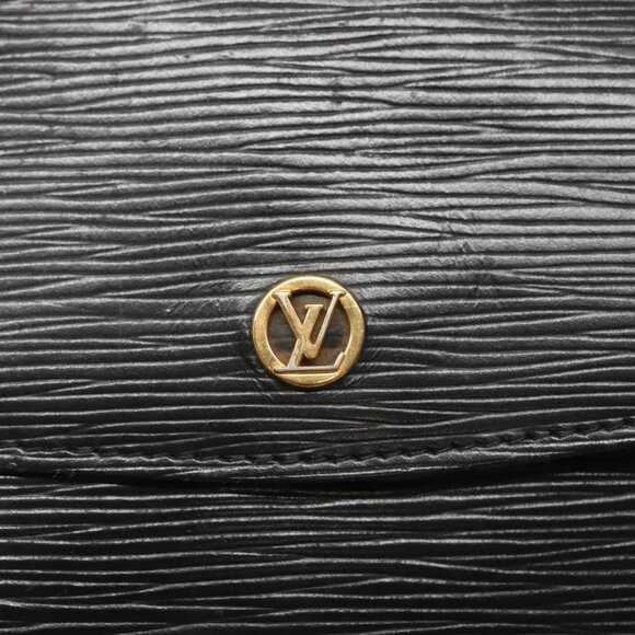 LOUIS VUITTON Epi Montaigne 27 Clutch Bag Black - Picture 8 of 16